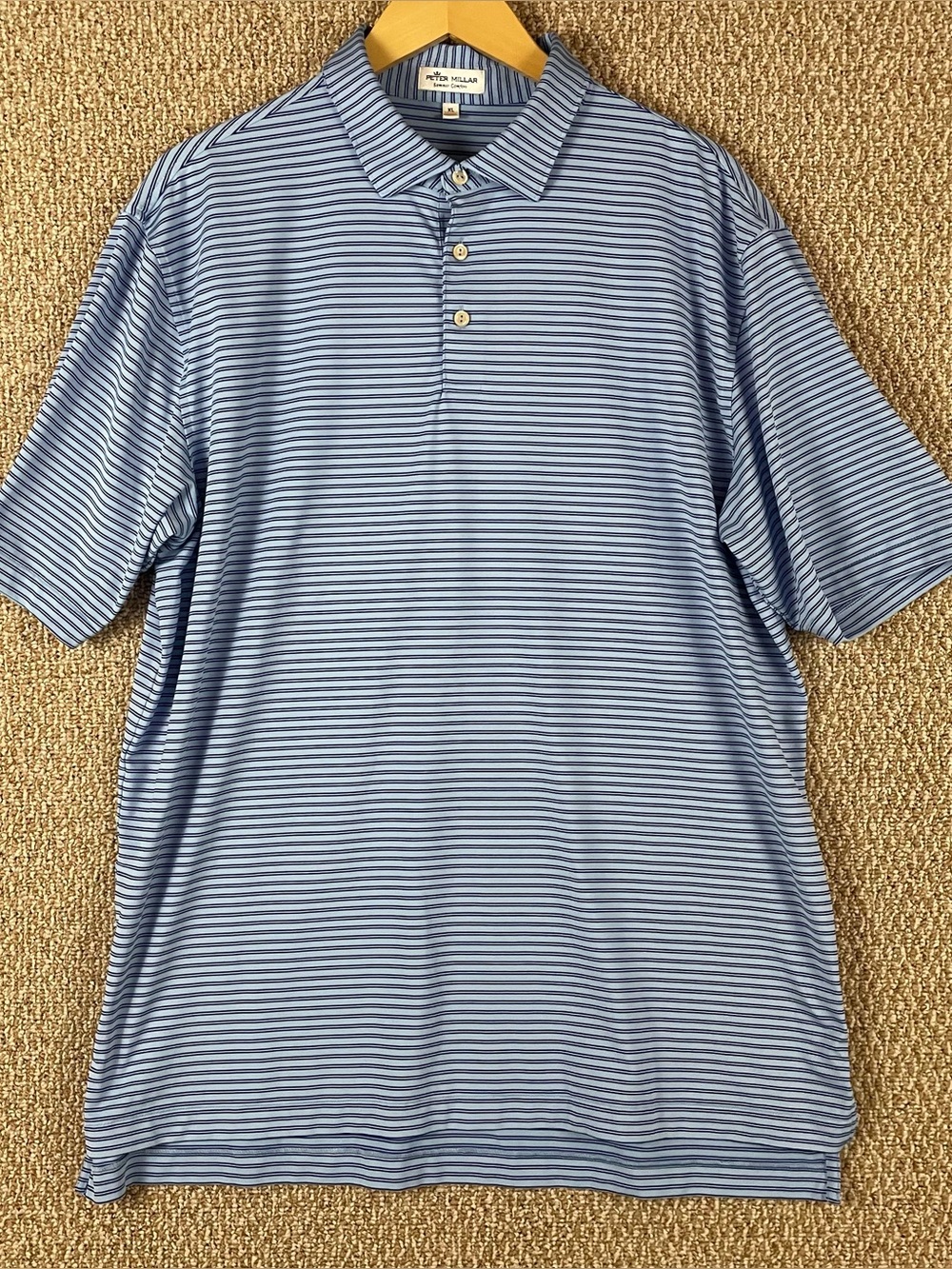 Peter Millar Summer Comfort Polo Shirt Mens XL Golf Performance Stretch F83